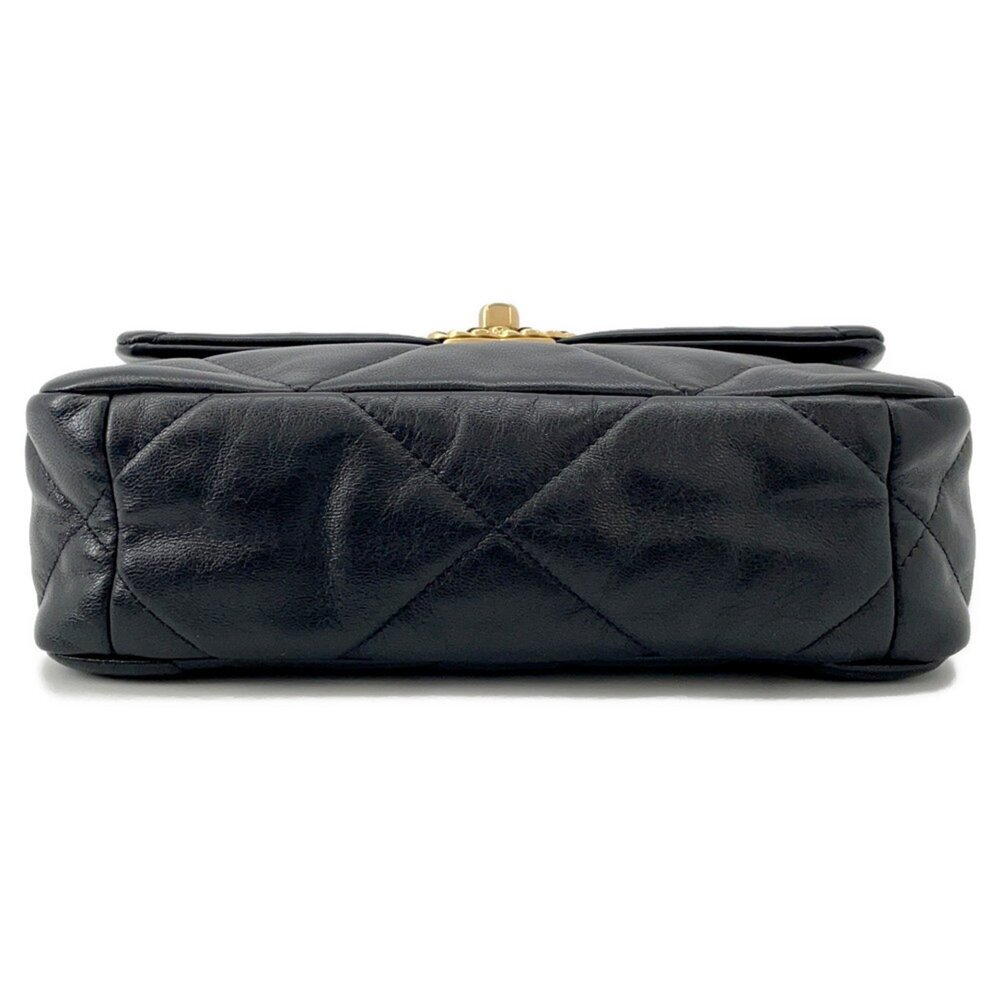 CHANEL Chain Shoulder Bag CHANEL19 Flap Coco Mark Lambskin AS1160 2-Way - Picture 3 of 15